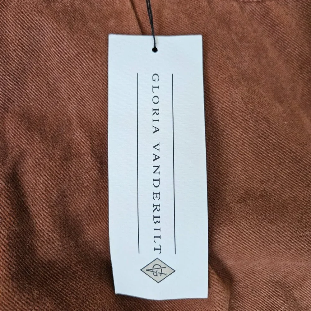 Vintage 90s Womens Gloria Vanderbilt 1991 Cotton Jeans Brown Sz 16 NWT Y2K RARE - Picture 6 of 12